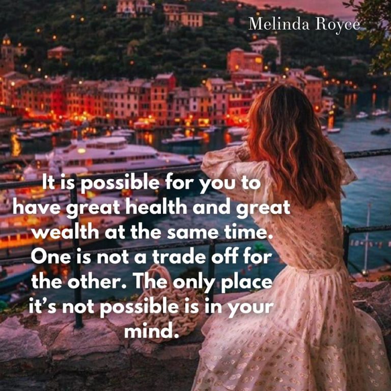 Health and Wealth coexist