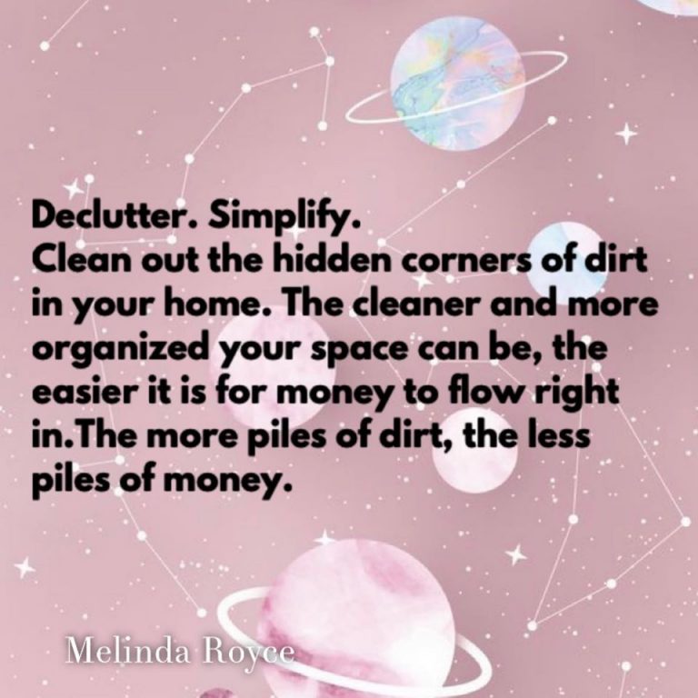 Make space now.